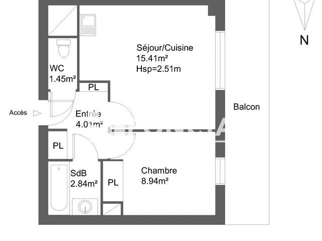Appartement à louer, 32m², Les Andelys
