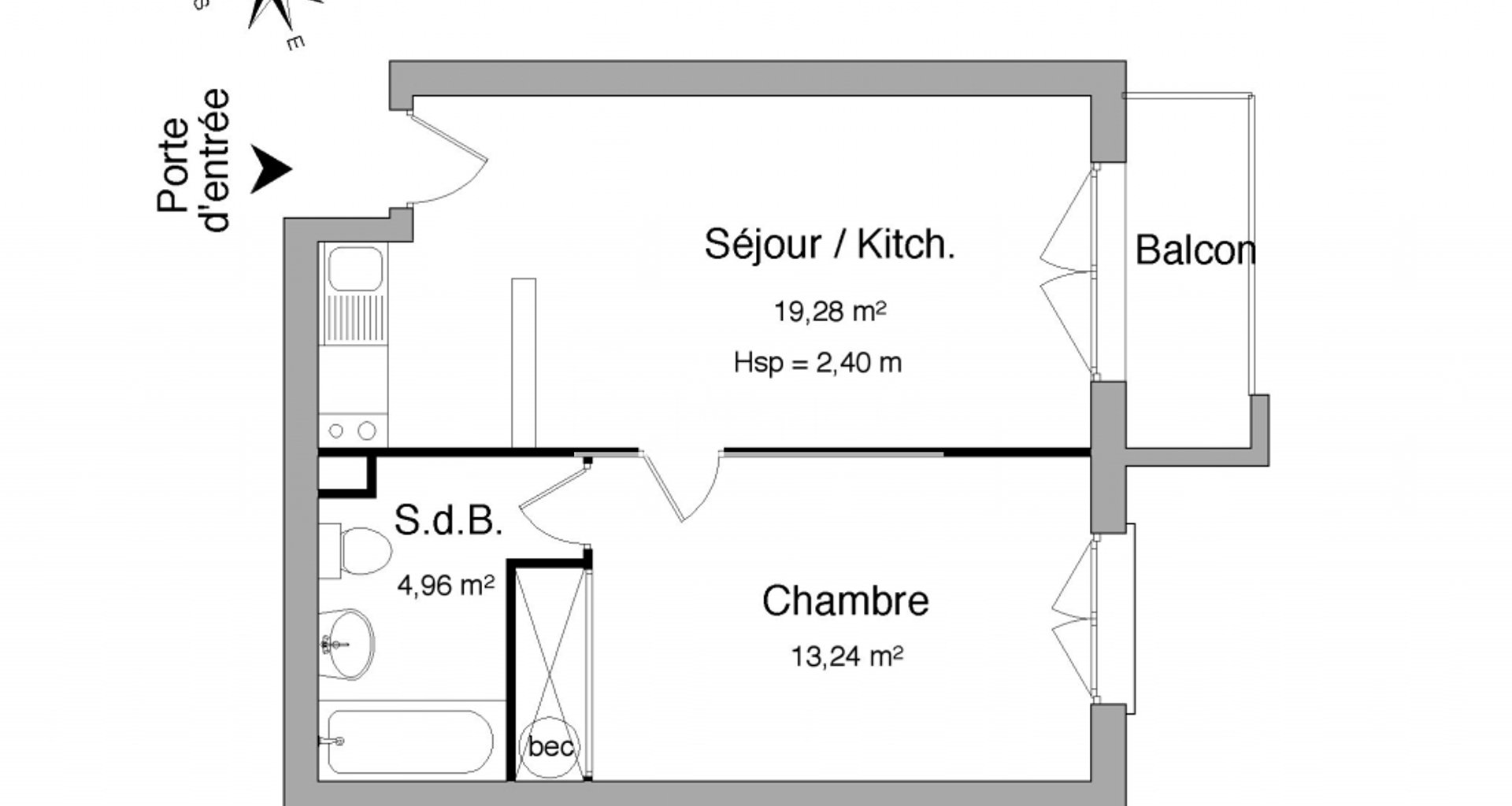 Appartement à louer, 37m², Mérignac