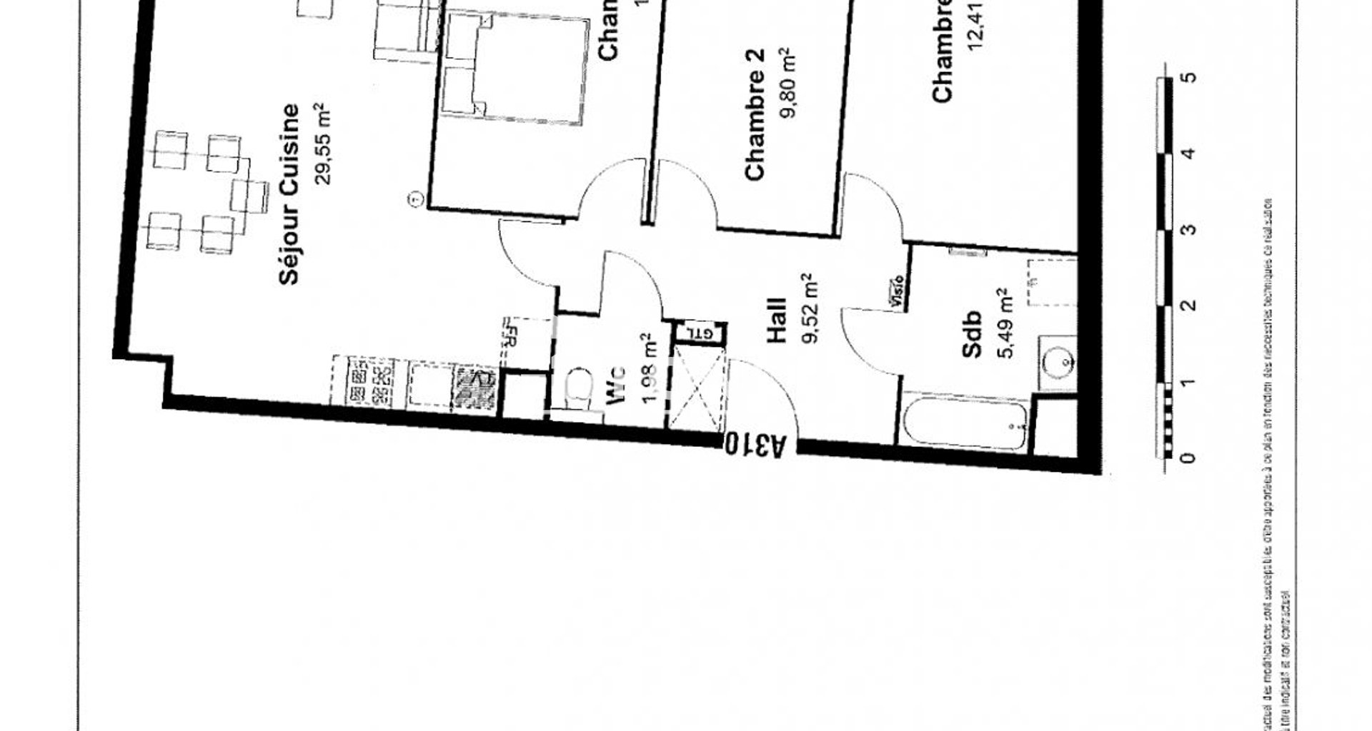 Appartement à louer, 80m², Arras