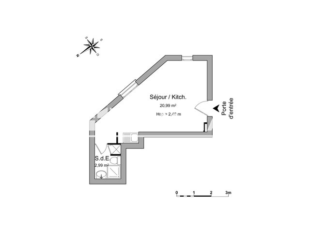 Appartement à louer, 23m², Aix-en-Provence