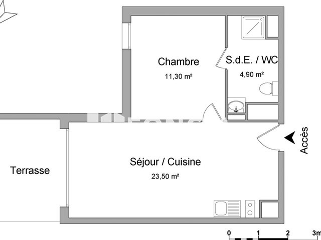 Appartement à louer, 39m², Balma