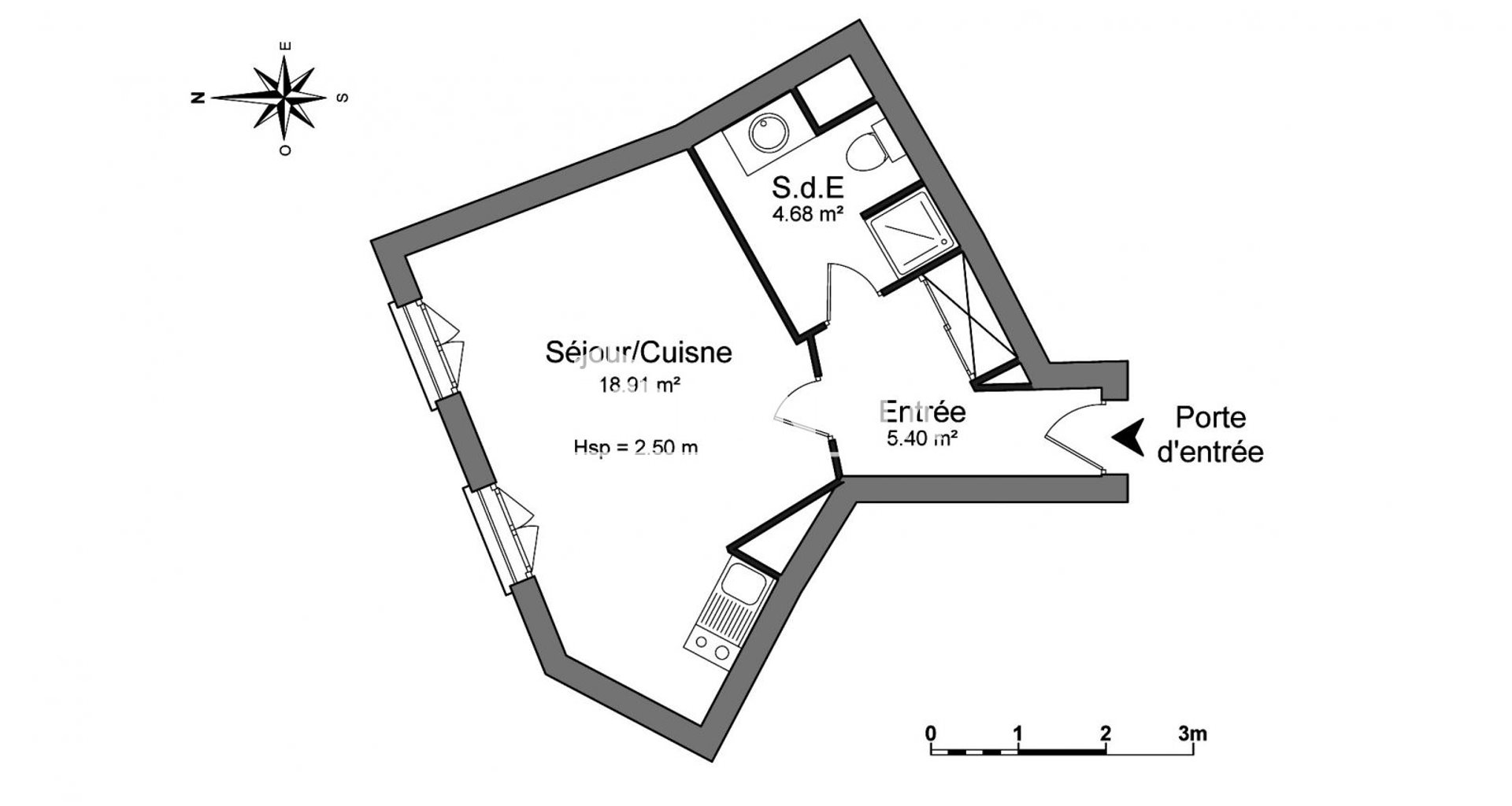 Appartement à louer, 28m², Rueil-Malmaison