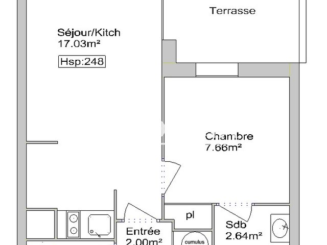 Appartement à louer, 30m², Blagnac