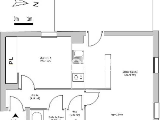 Appartement à louer, 39m², Carcassonne