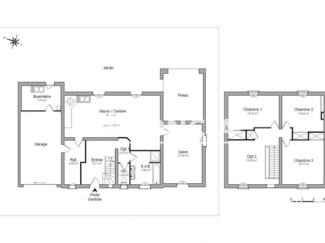 Maison à louer, 150m², Granzay-Gript