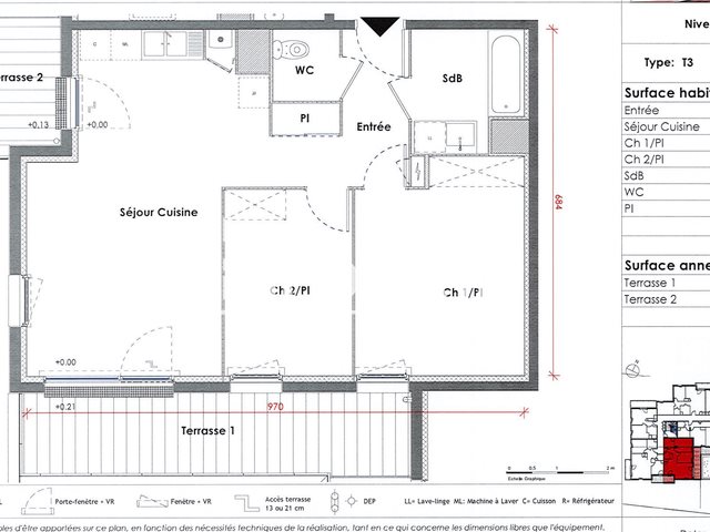 Appartement à louer, 60m², Déville-lès-Rouen