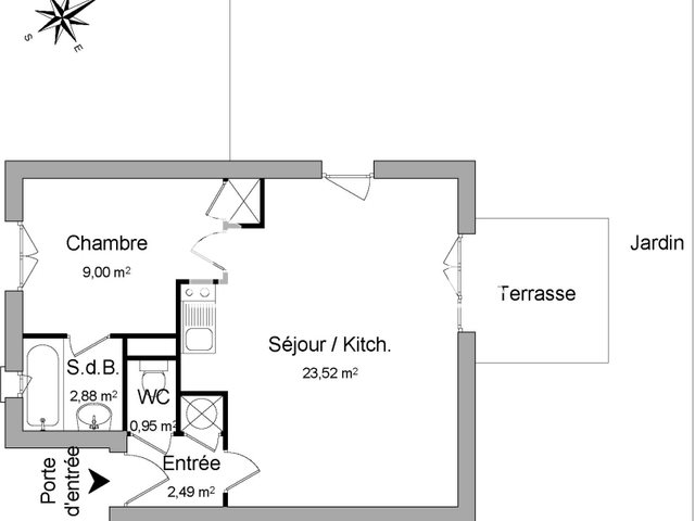 Appartement à louer, 38m², La Roche-sur-Yon