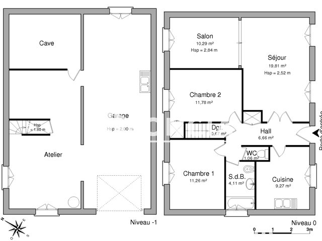 Maison à louer, 74m², Lucé