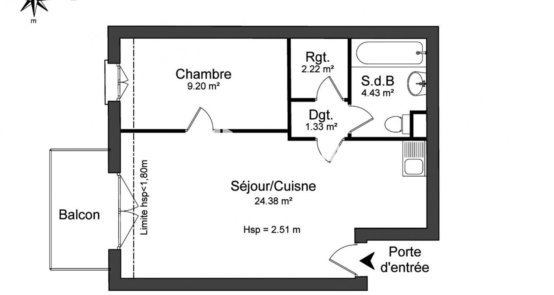 Appartement à louer, 41m², Villemomble
