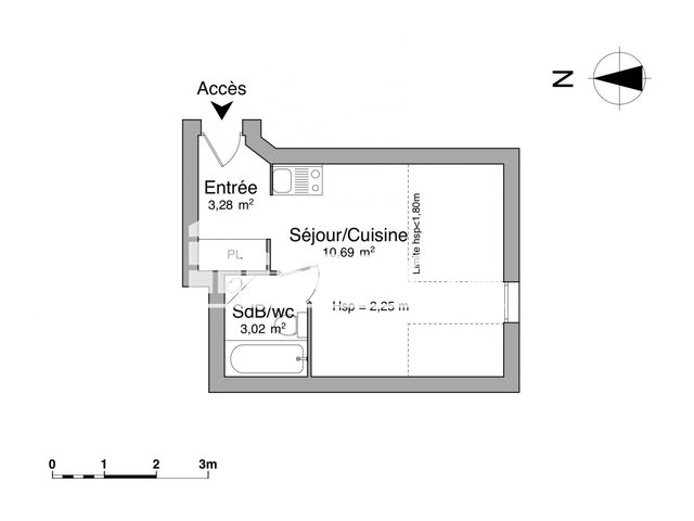 Appartement à louer, 18m², Nantes
