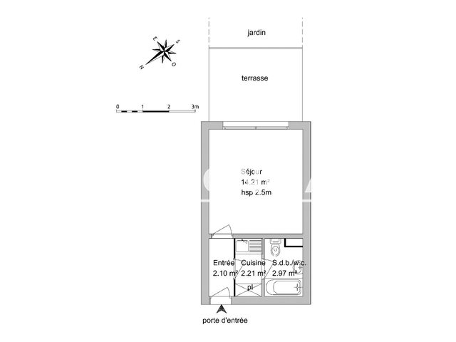Appartement à louer, 21m², Montpellier