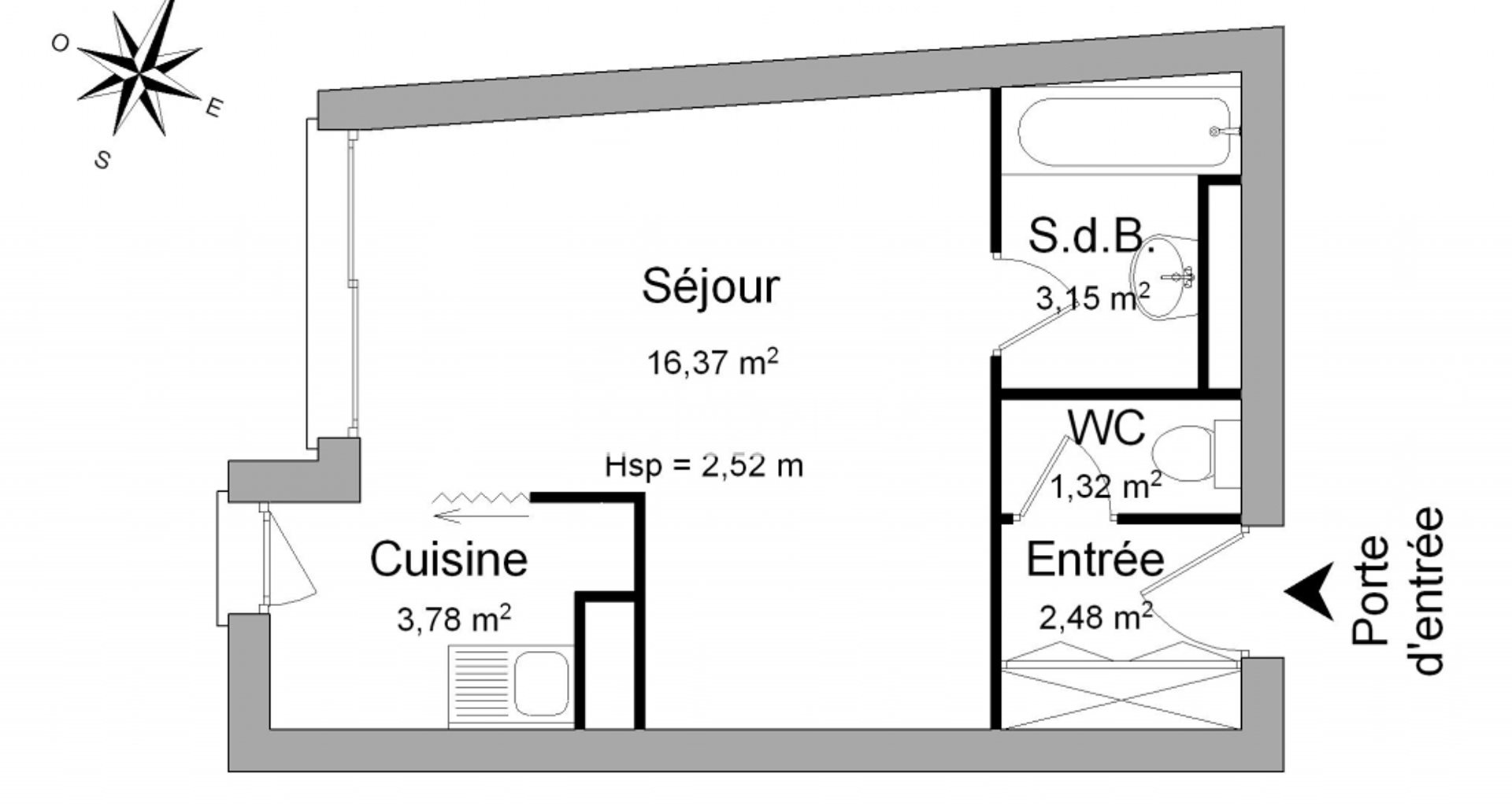 Appartement à louer, 27m², Vincennes