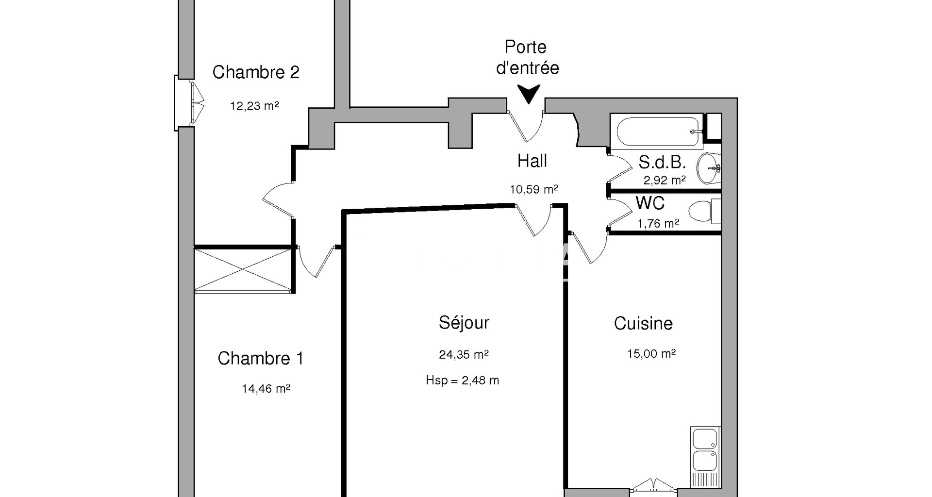 Appartement à louer, 81m², Beynost