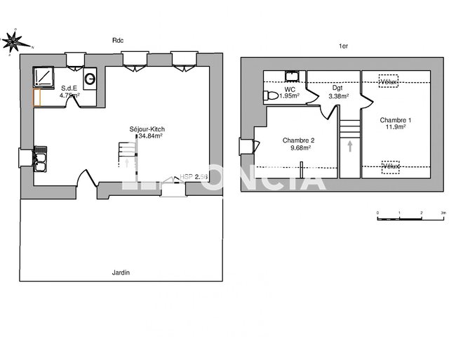 Maison à louer, 66m², Bailleul-sur-Thérain