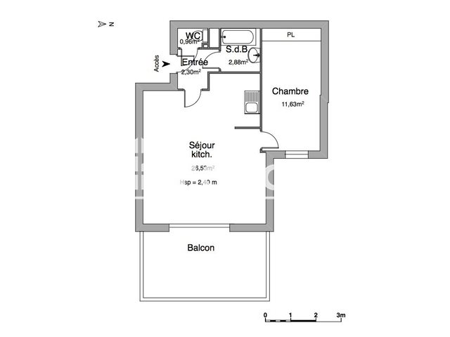 Appartement à louer, 44m², Metz