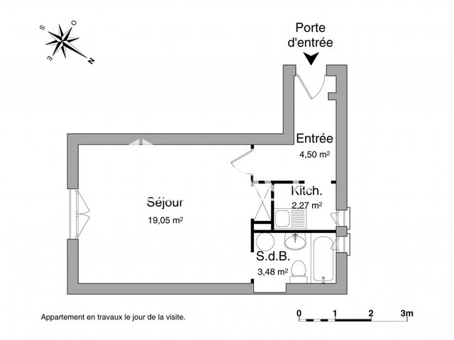 Appartement à louer, 29m², Nice