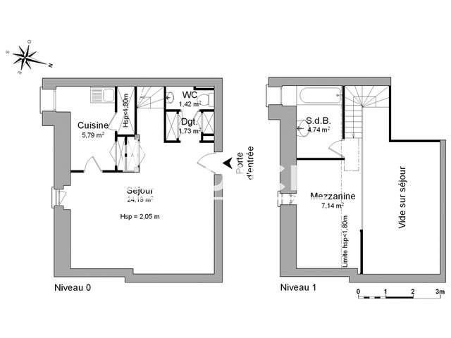 Appartement à louer, 45m², Niort