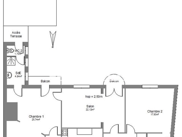 Appartement à louer, 99m², Tarbes