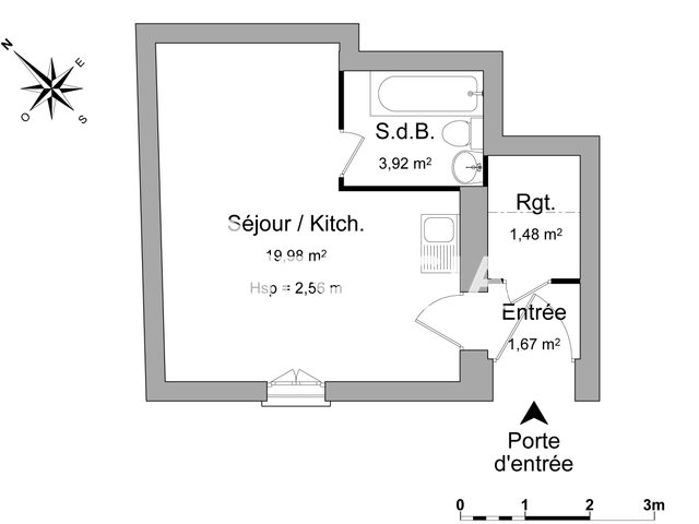 Appartement à louer, 27m², Marssac-sur-Tarn