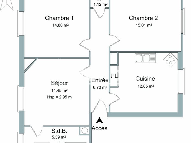 Appartement à louer, 69m², Vandoeuvre-lès-Nancy