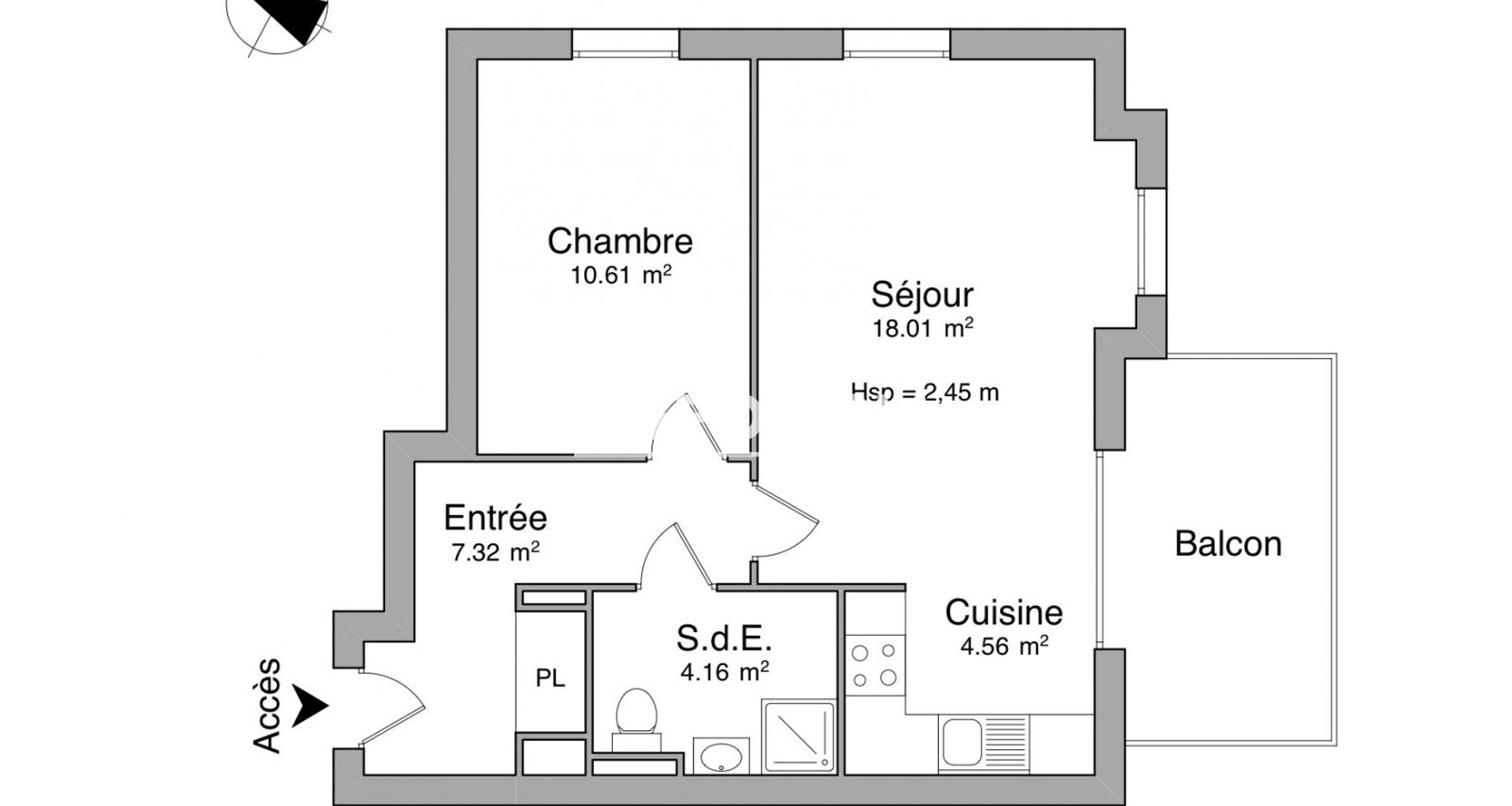 Appartement à louer, 44m², Colmar