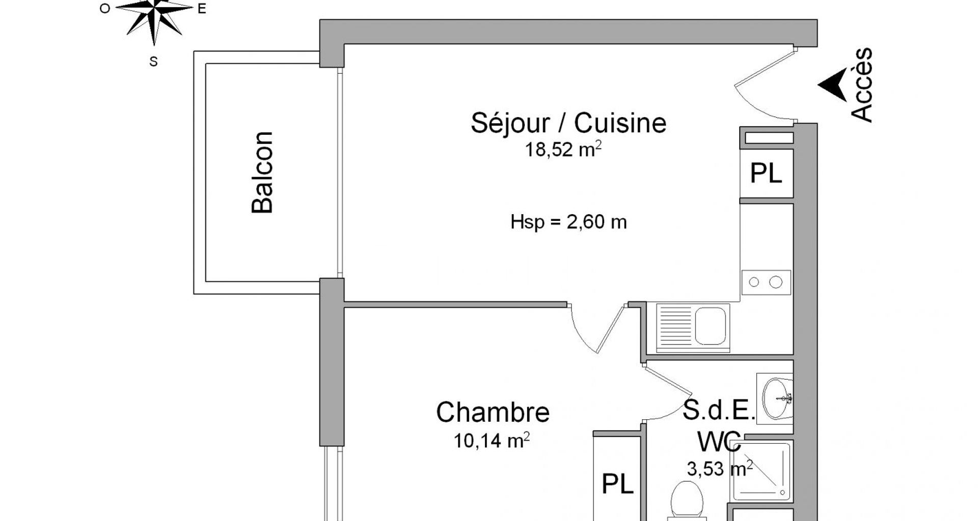 Appartement à louer, 32m², Avignon