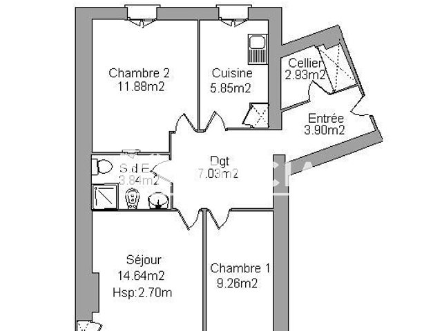 Appartement à louer, 59m², La Valette-du-Var