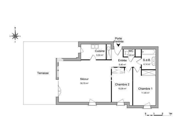 Appartement à louer, 70m², Agen
