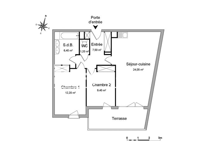 Appartement à louer, 60m², Castelnau-le-Lez