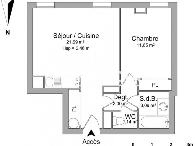 Appartement à louer, 40m², Toulouse