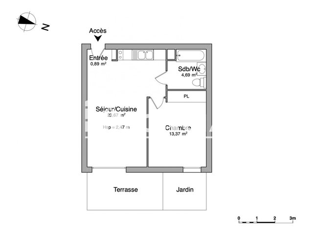 Appartement à louer, 42m², Plaisance-du-Touch