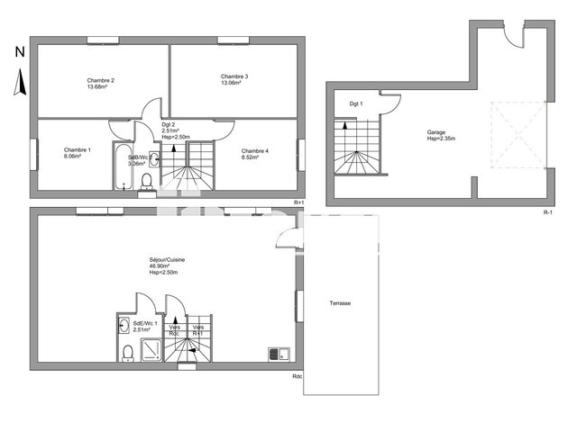 Maison à louer, 98m², La Buisse