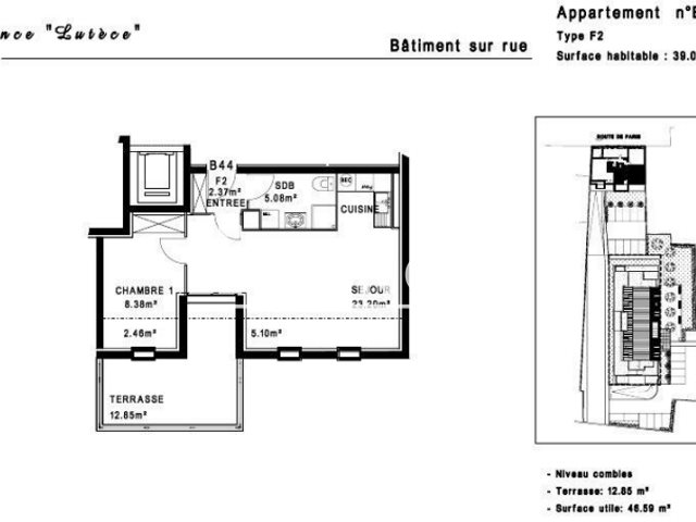 Appartement à louer, 39m², Amiens