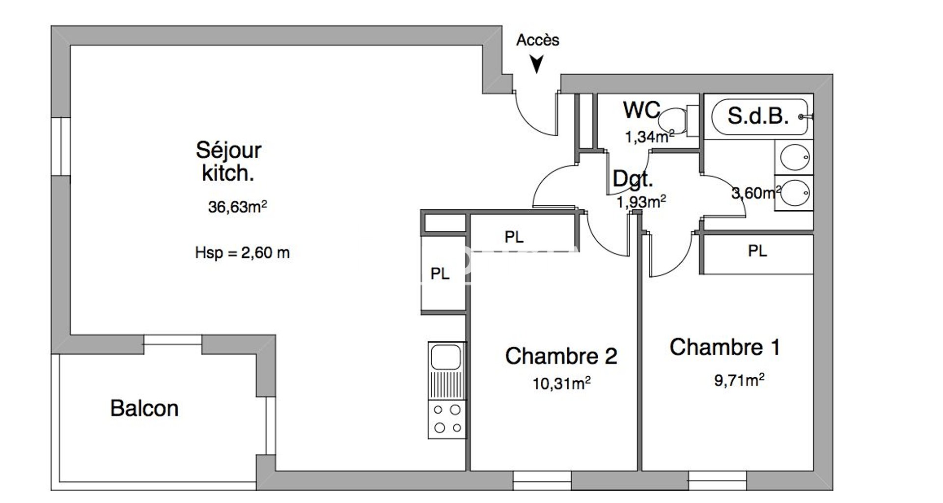 Appartement à louer, 63m², Carpentras