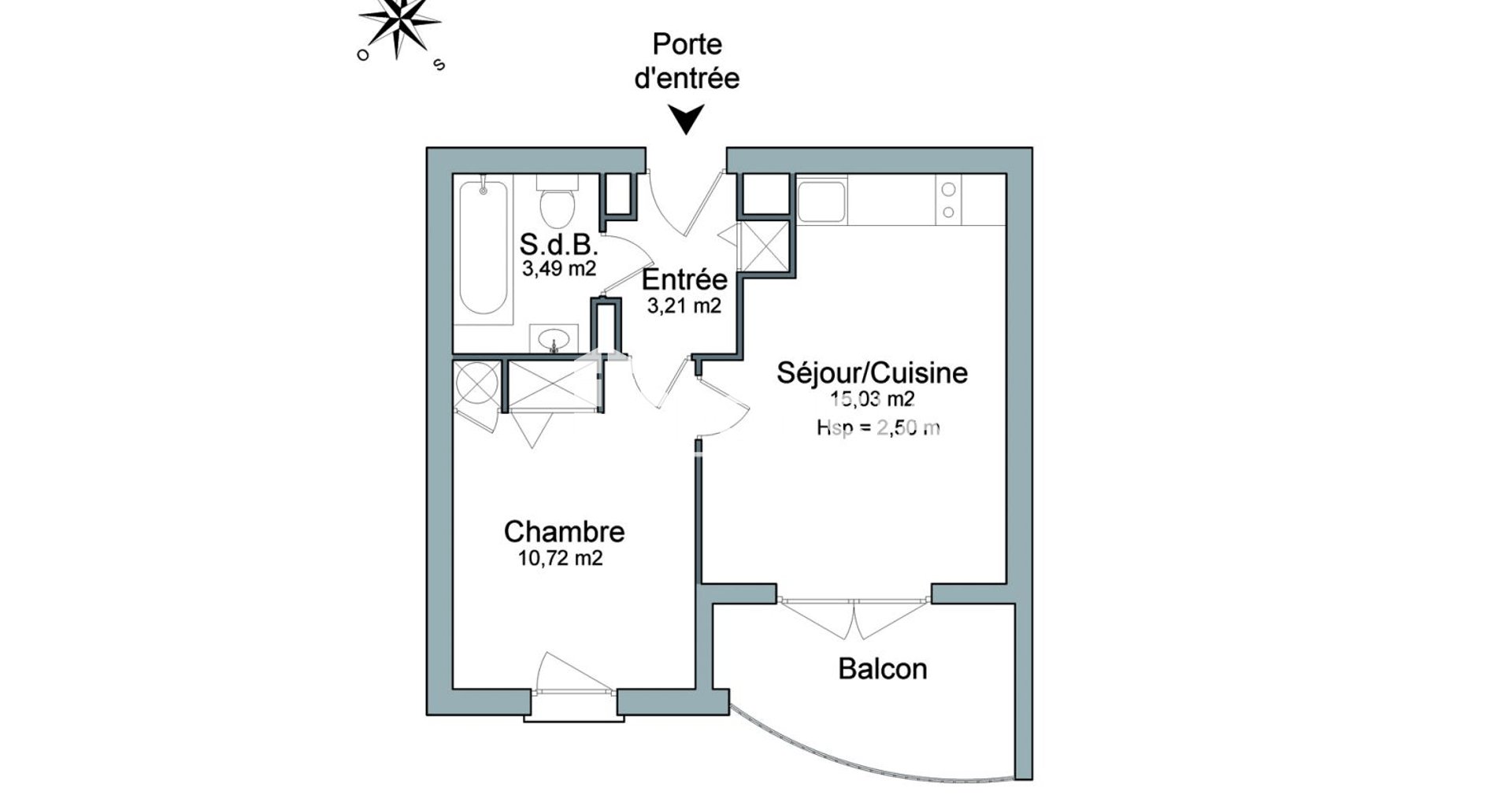 Appartement à louer, 32m², Fargues-Saint-Hilaire