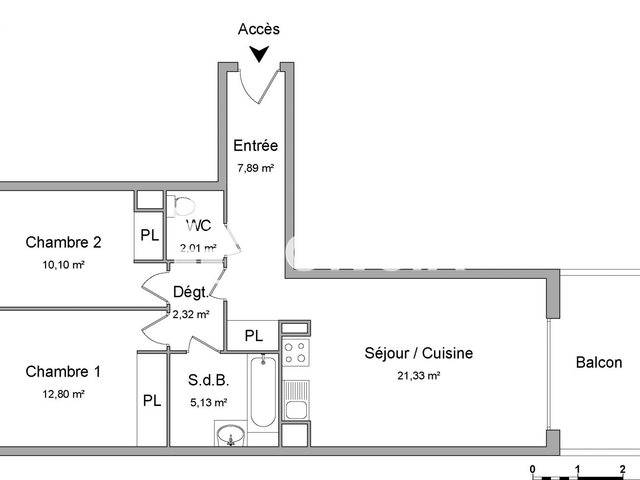 Appartement à louer, 61m², Castanet-Tolosan