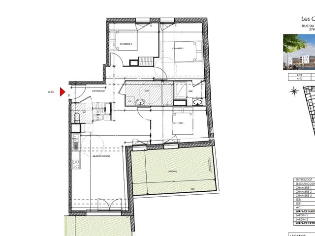 Appartement à louer, 75m², Louviers