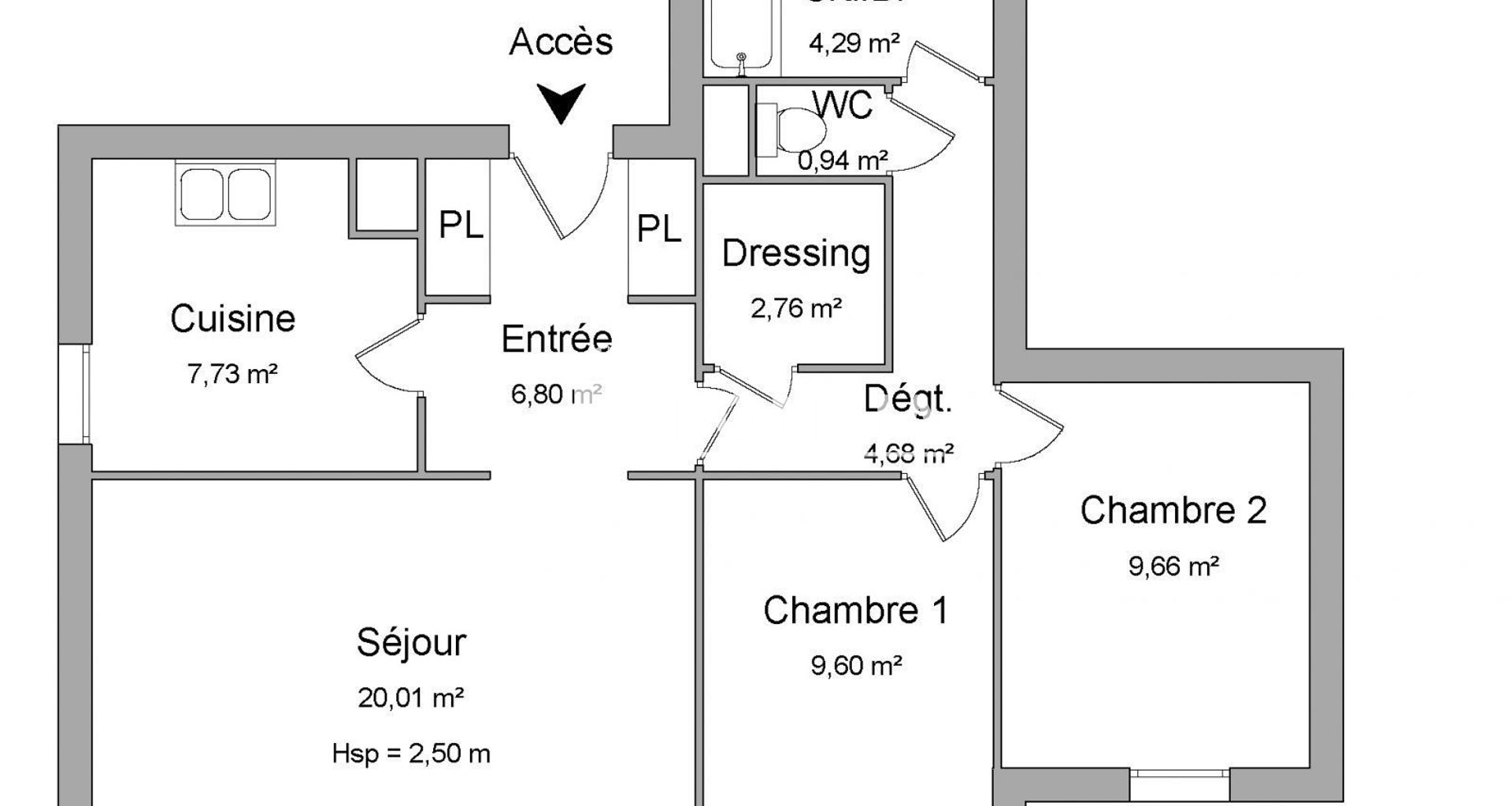 Appartement à louer, 66m², Puteaux