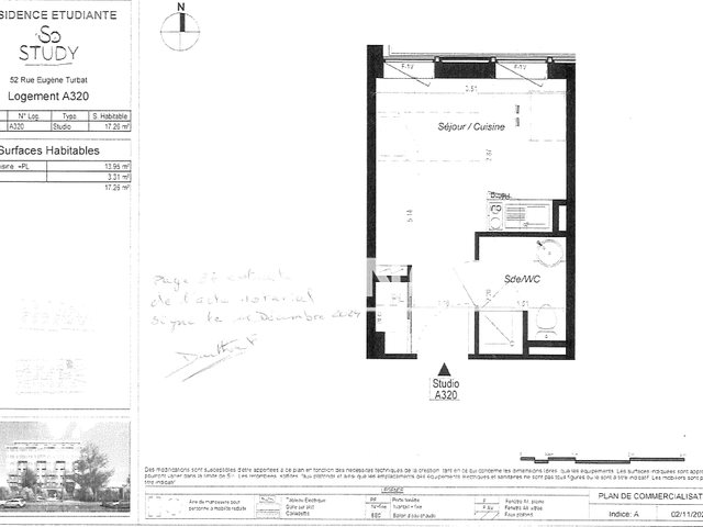 Appartement à louer, 17m², Orléans