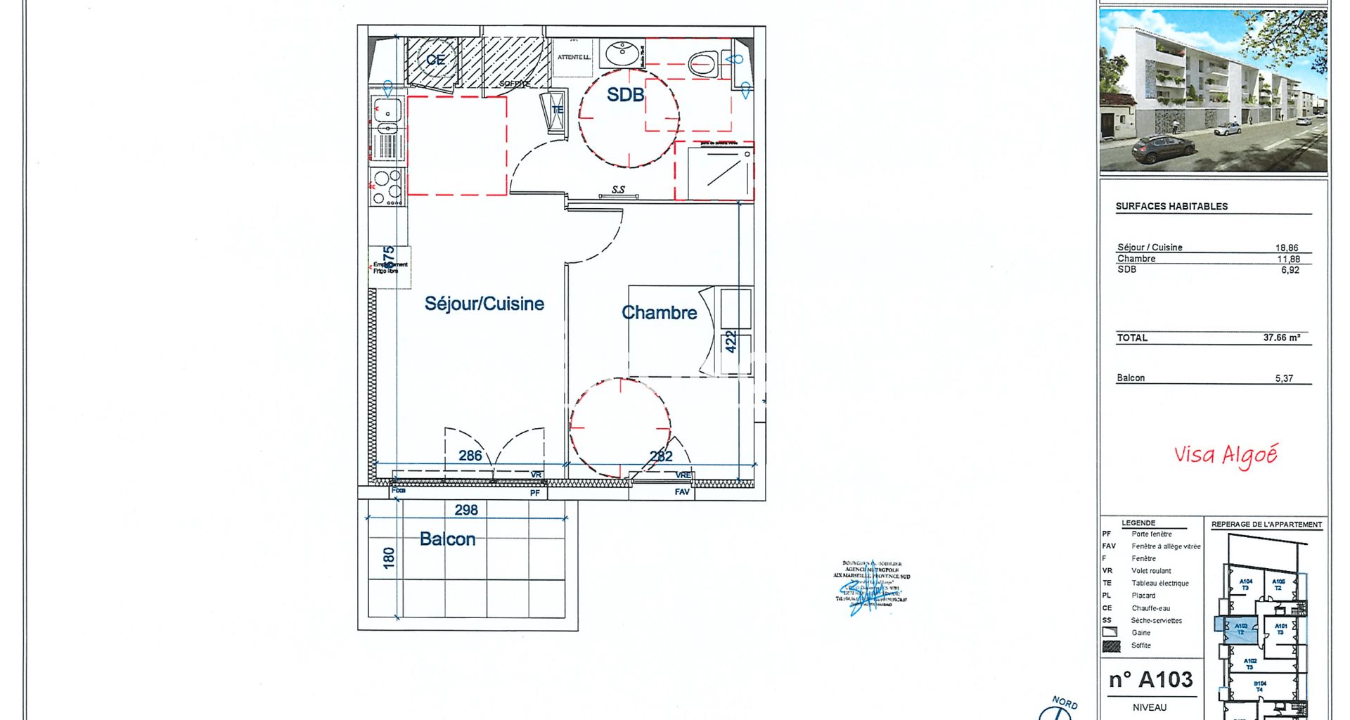 Appartement à louer, 37m², Avignon