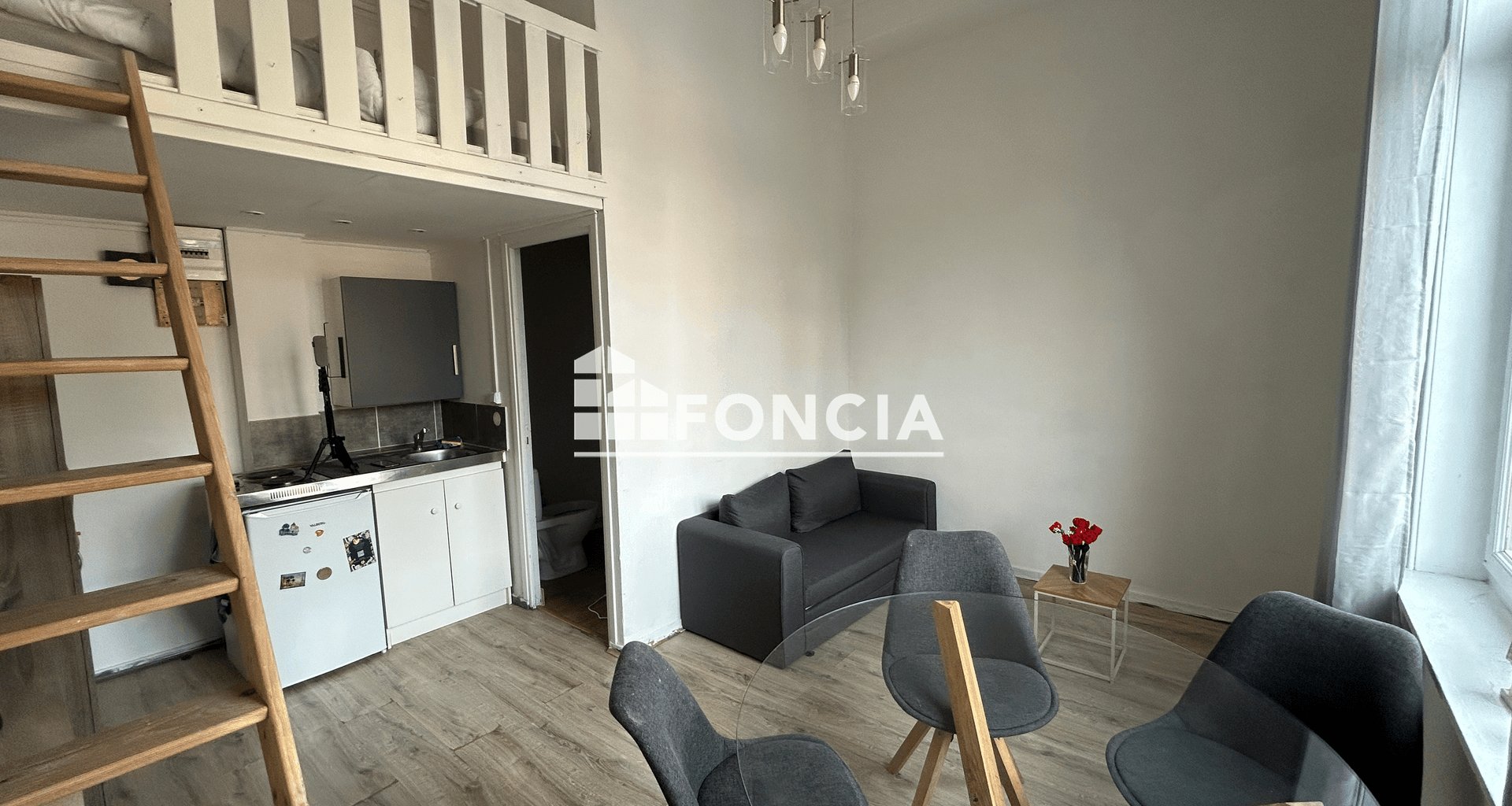 Appartement à louer, 17m², Lille