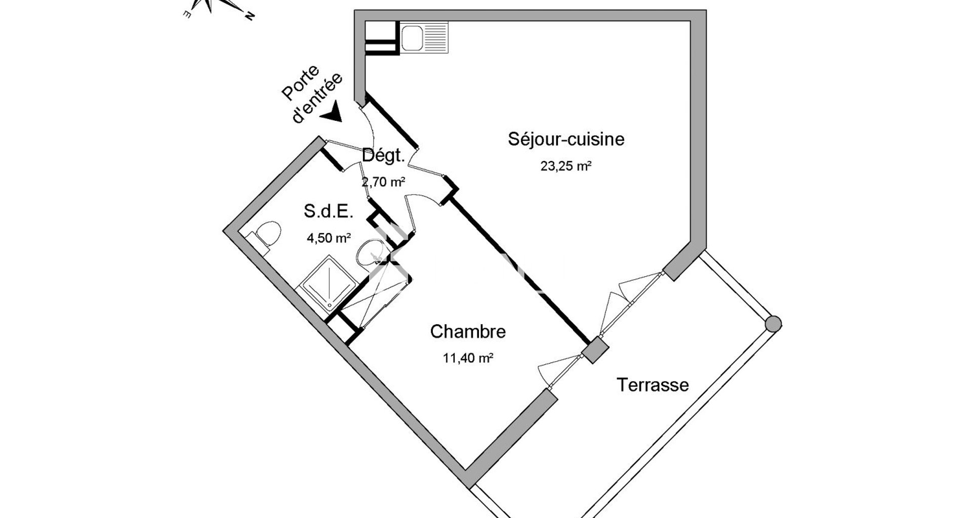 Appartement à louer, 41m², Béziers