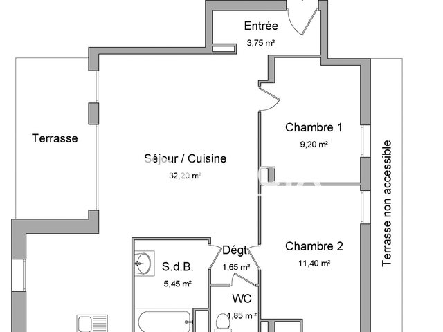 Appartement à louer, 65m², Strasbourg