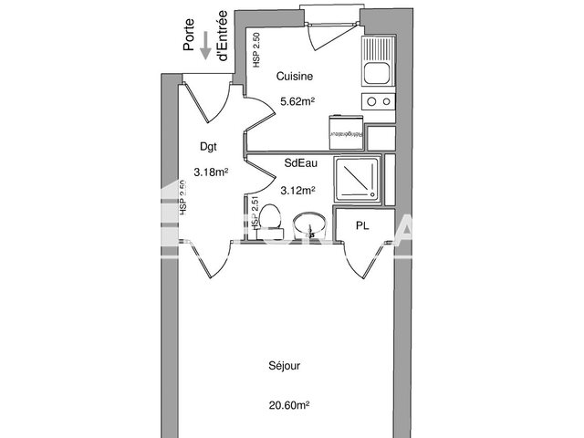 Appartement à louer, 32m², Poitiers