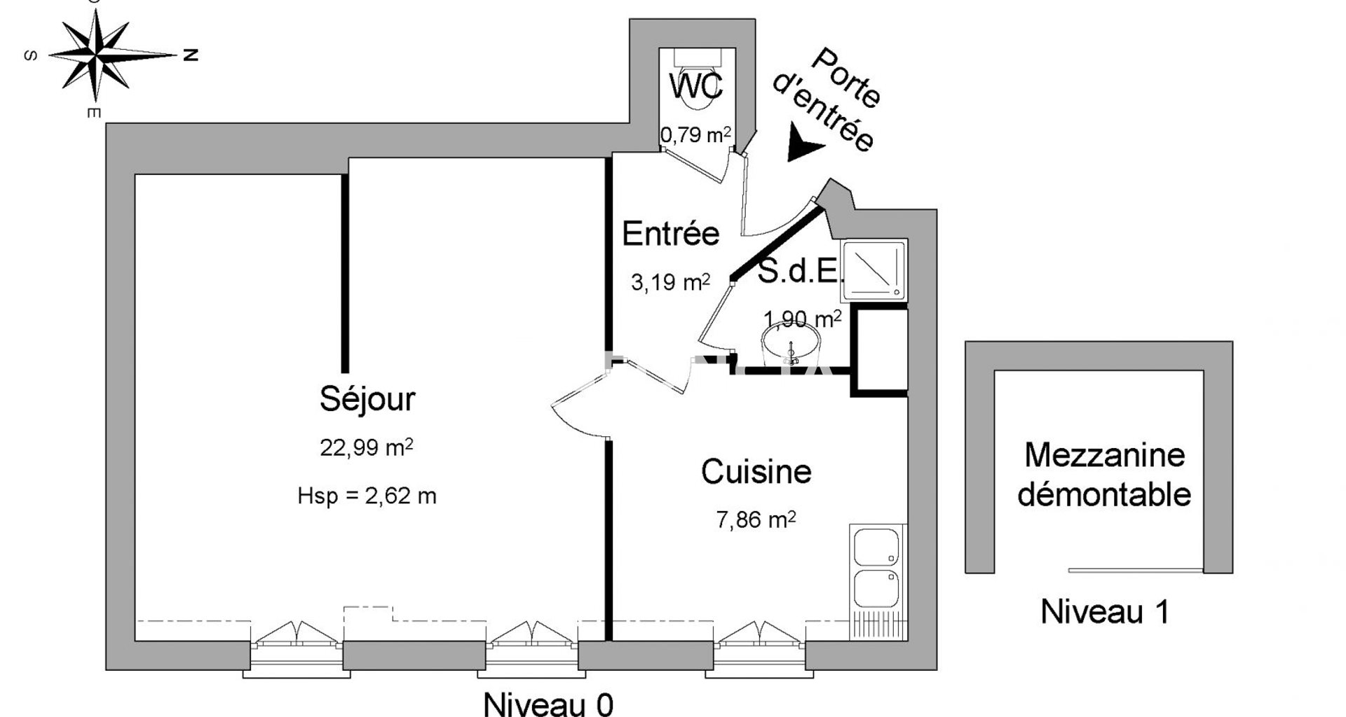 Appartement à louer, 36m², L'Arbresle