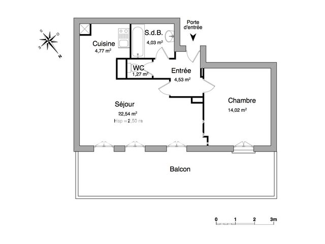 Appartement à louer, 51m², Amiens