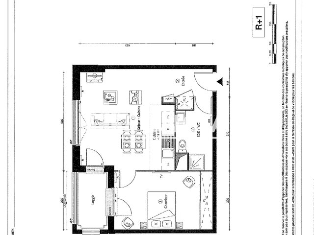 Appartement à louer, 47m², Lille