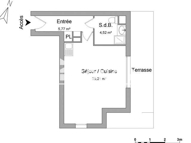 Appartement à louer, 35m², Nice