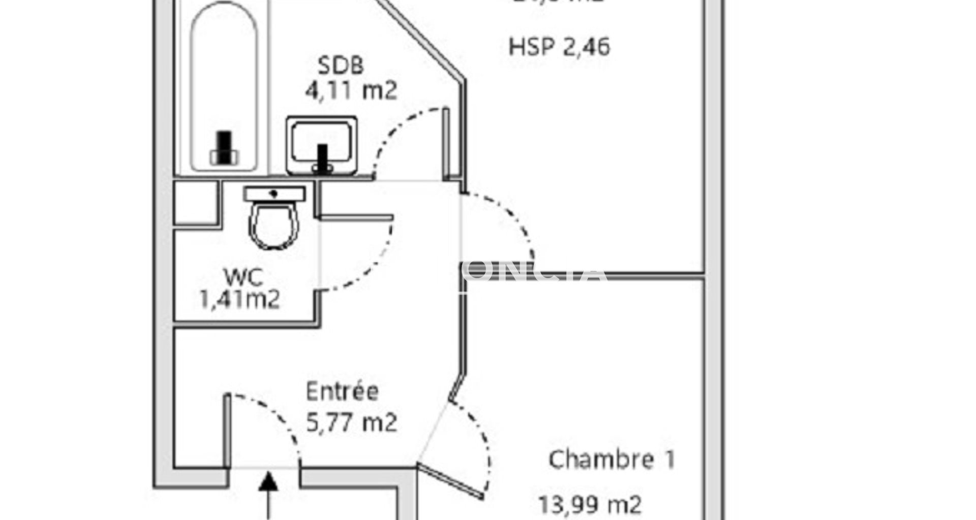 Appartement à louer, 46m², Vienne
