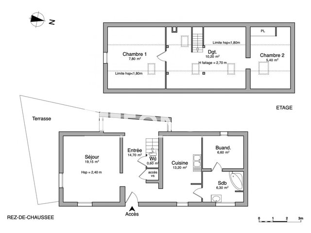 Maison à louer, 83m², Kilstett
